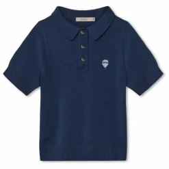 Polo Favo Fibres Recyclées | Bleu marine