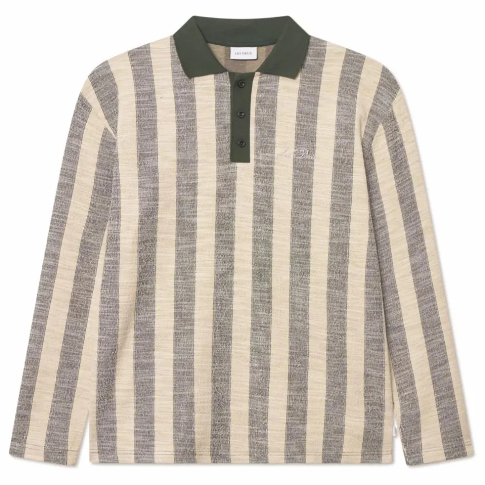 Polo Jacquard Jersey Bowie | Kaki foncé