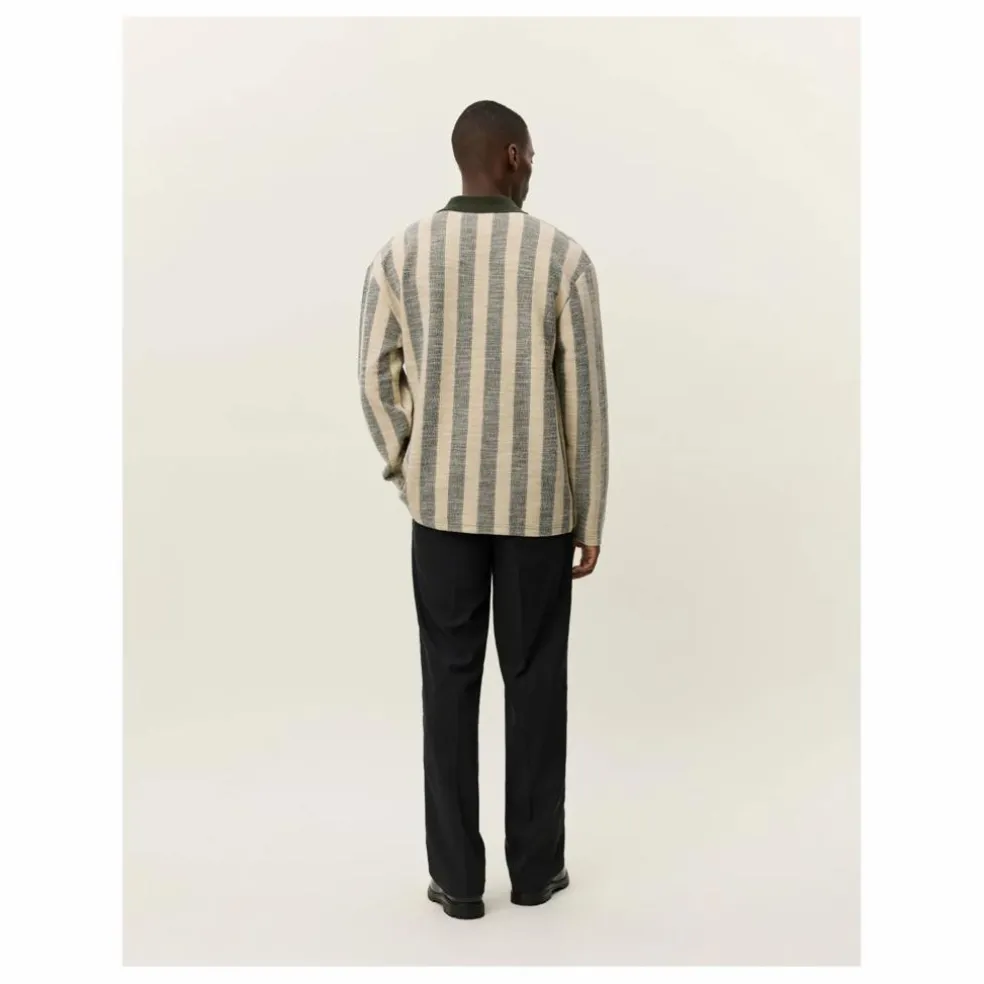 Polo Jacquard Jersey Bowie | Kaki foncé
