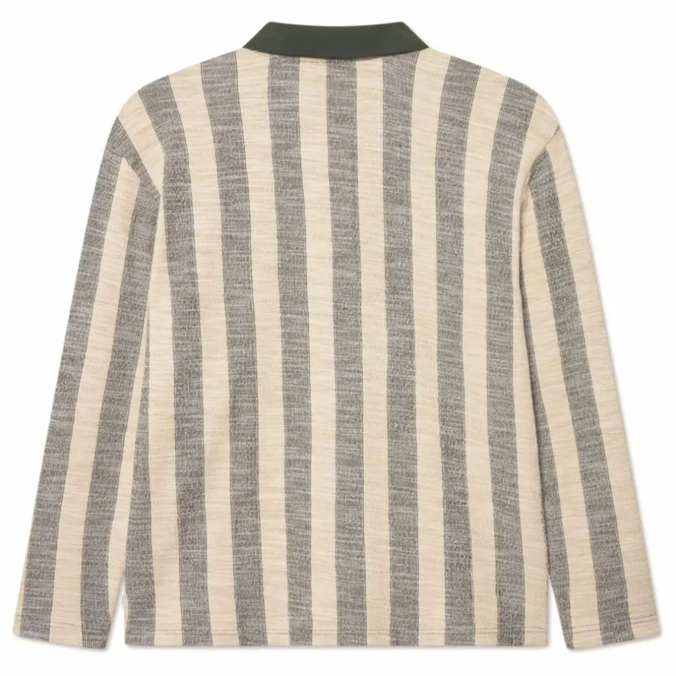 Polo Jacquard Jersey Bowie | Kaki foncé