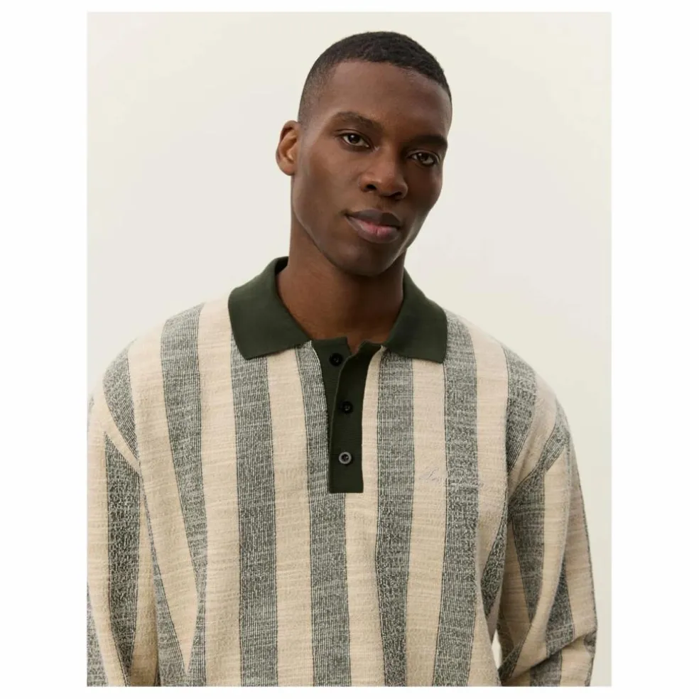 Polo Jacquard Jersey Bowie | Kaki foncé