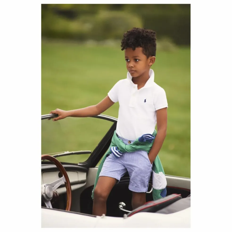 Polo Logo | Blanc