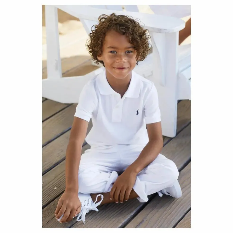 Polo Logo | Blanc