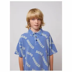 Polo Logo Coton Bio | Bleu