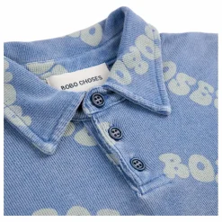 Polo Logo Coton Bio | Bleu