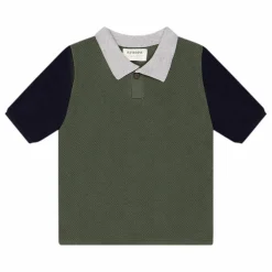 Polo Maille Enzo Coton Bio | Vert kaki