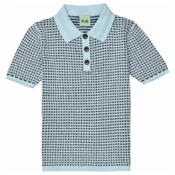 Polo Maille Extra Fine Coton Bio | Bleu ciel
