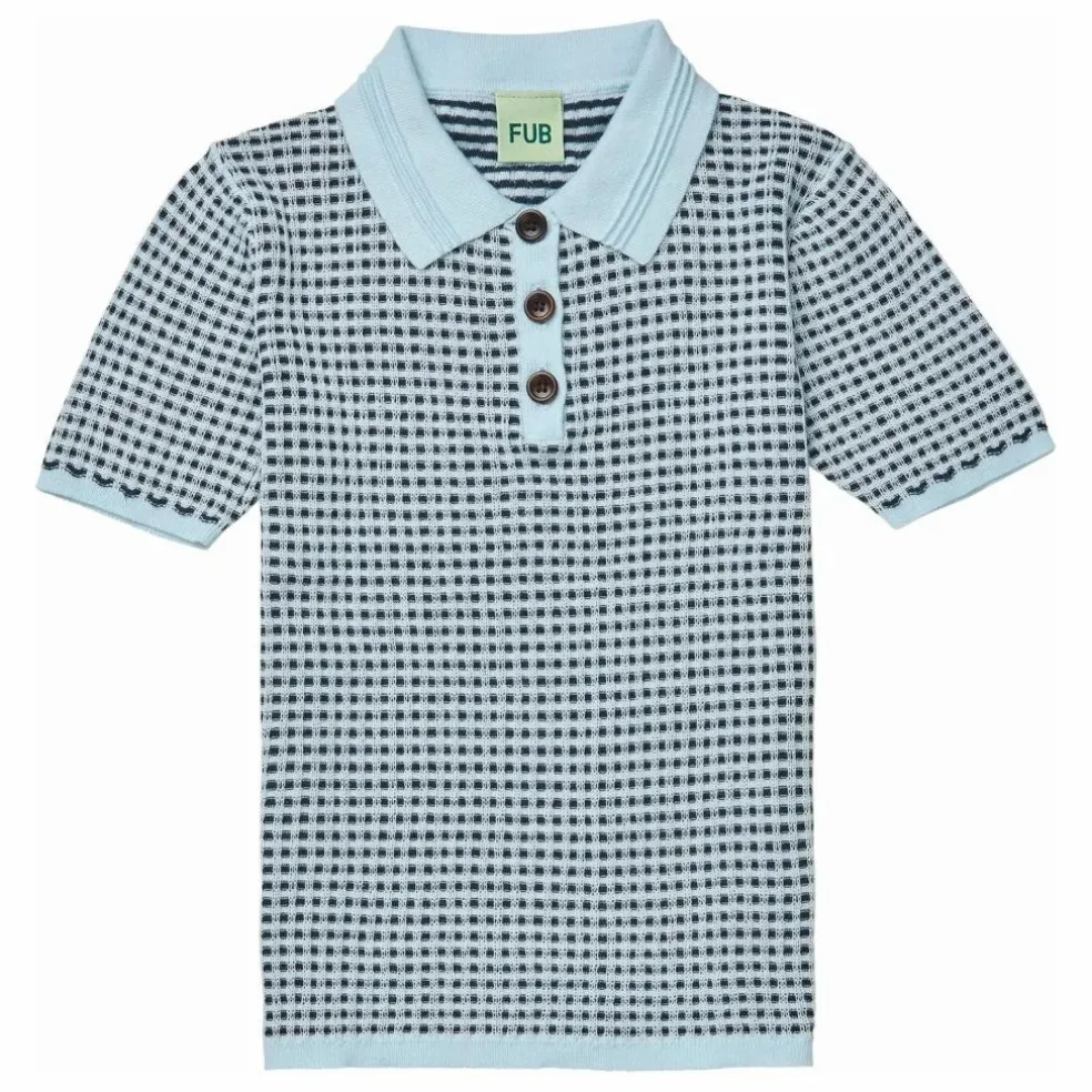 Polo Maille Extra Fine Coton Bio | Bleu ciel