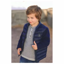 Polo Manches Longues Laine | Gris