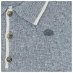 Polo Manches Longues Laine | Gris