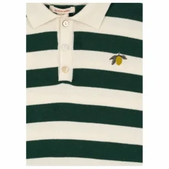 Polo Manis Rayé | Ecru