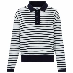 Polo Marinière - Collection Femme | Bleu marine