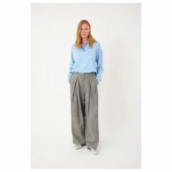 Polo Moby Rayé | Bleu Clair