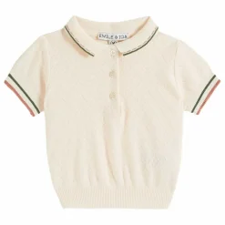Polo Pointelle | Crème