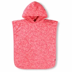 Poncho de Bain Beach Cover Up Fruits Texturés | Corail