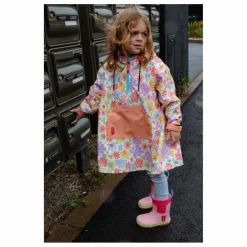 Poncho Imperméable Retro Flowers | Rose