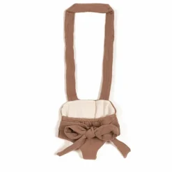 Porte poupée gaze de coton | Mocha