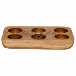 Porte œufs en bois | Teck
