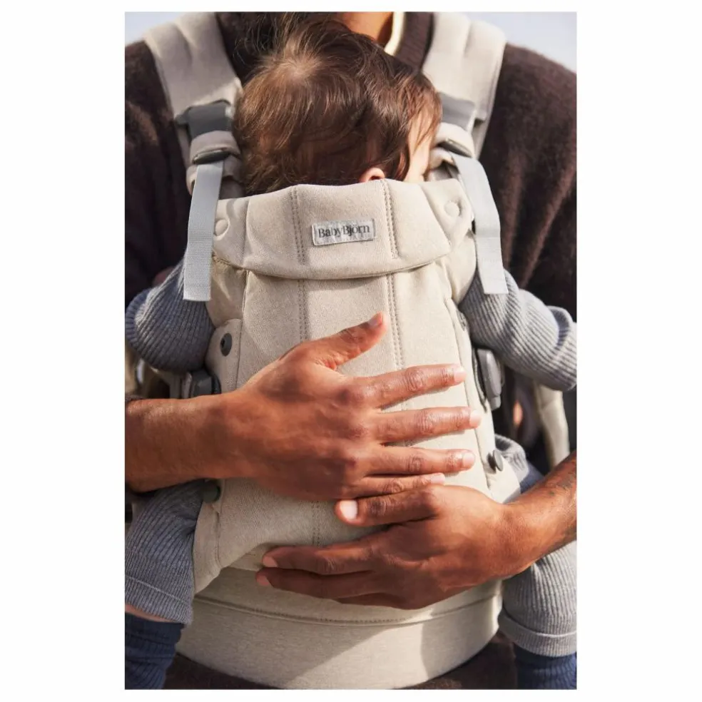 Porte-bébé Harmony en jersey tissé chiné | Beige