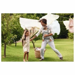 Porte-bébé Harmony en jersey tissé chiné | Gris clair