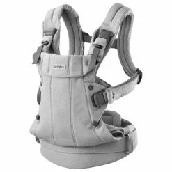Porte-bébé Harmony en jersey tissé chiné | Gris clair