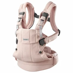 Porte-bébé Harmony en jersey tissé chiné | Rose