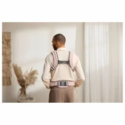 Porte-bébé Harmony en jersey tissé chiné | Rose