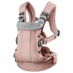 Porte-bébé Harmony en mesh | Rose poudré