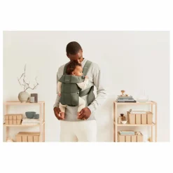 Porte-bébé Mini en coton | Vert foncé