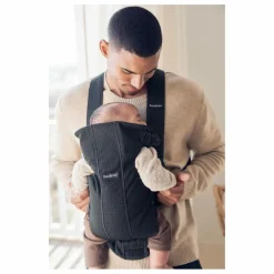Porte-bébé Mini en mesh | Noir