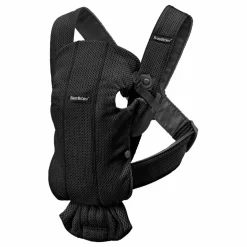 Porte-bébé Mini en mesh | Noir