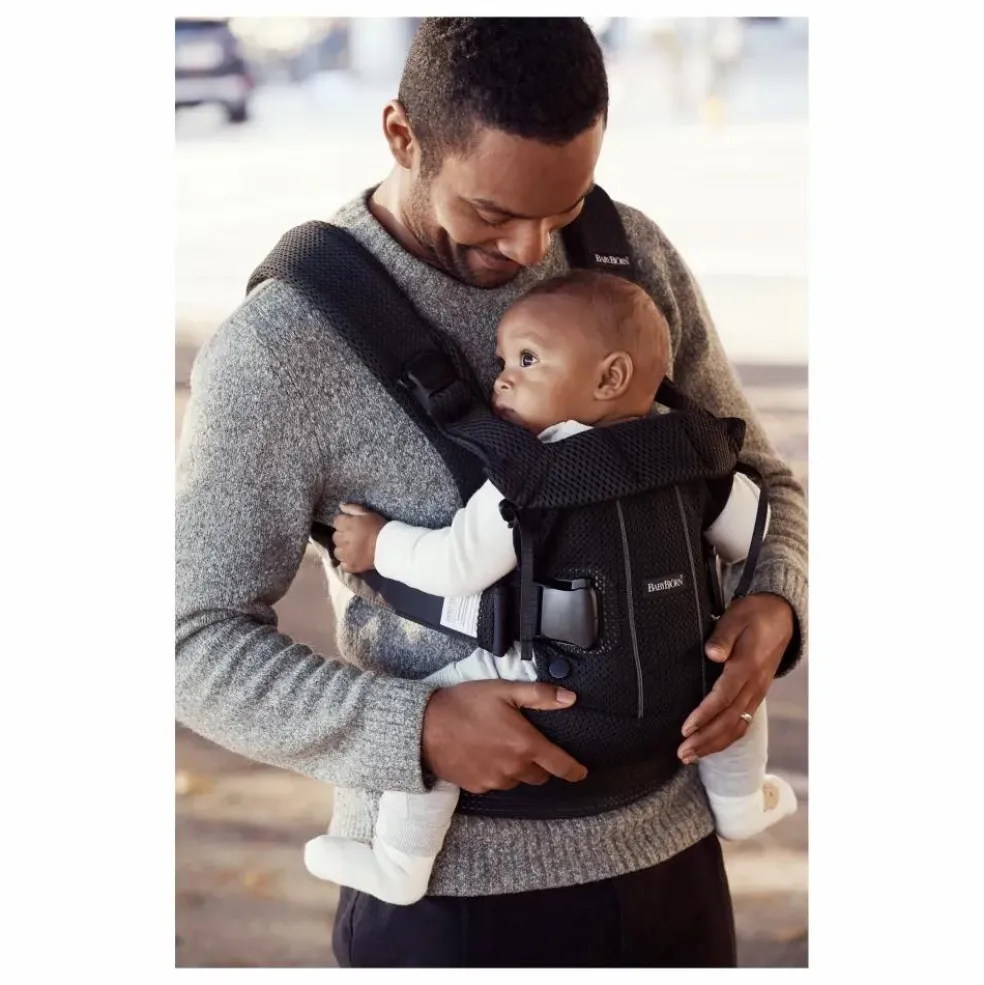 Porte-bébé One Air en mesh | Noir