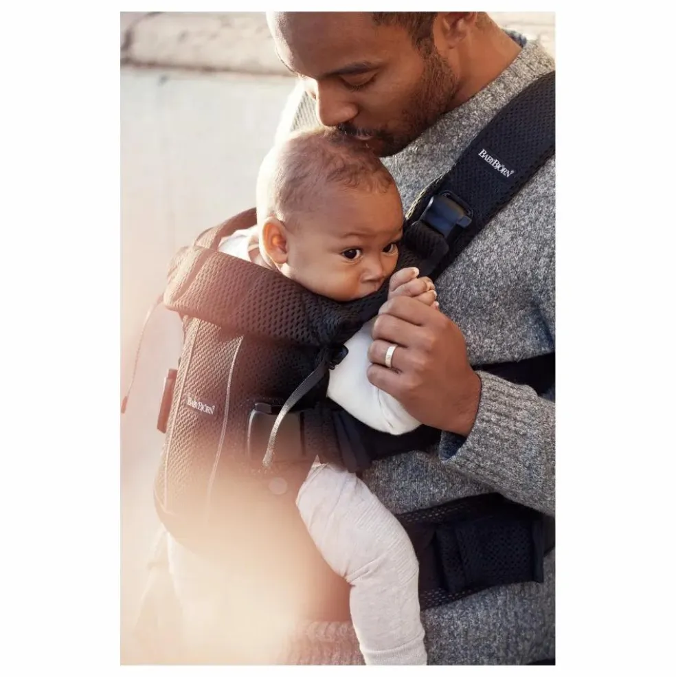 Porte-bébé One Air en mesh | Noir