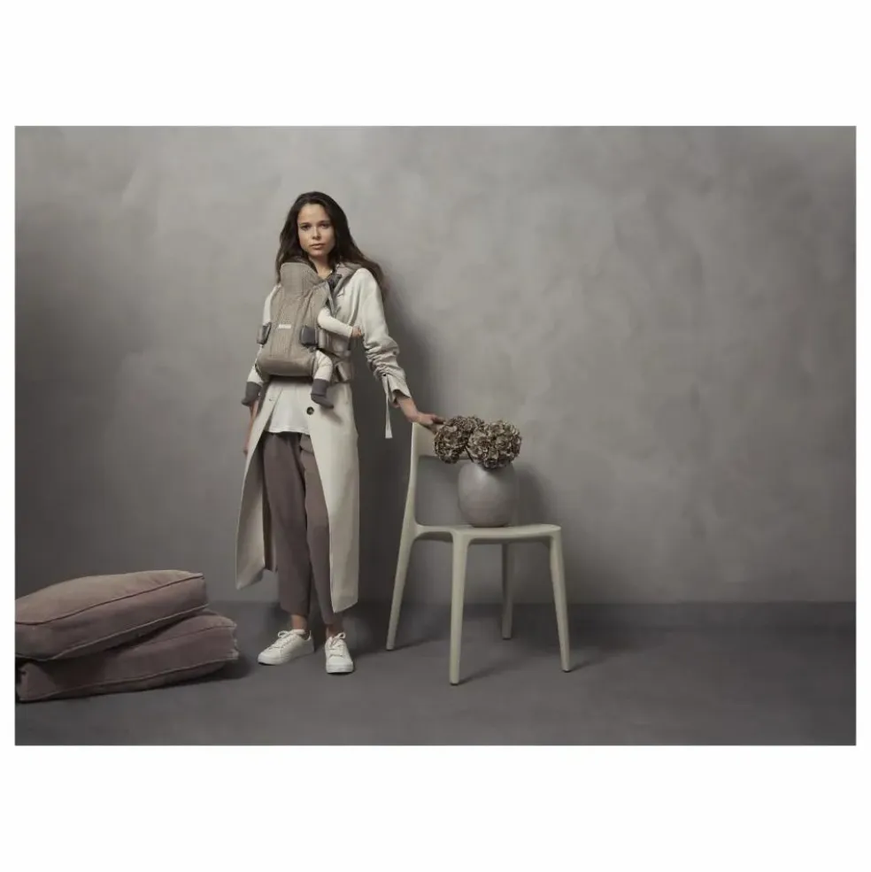 Porte-bébé One Air en mesh | Grège