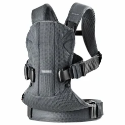 Porte-bébé One Air en mesh | Gris anthracite