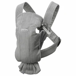Porte-bébe Mini en mesh | Gris clair
