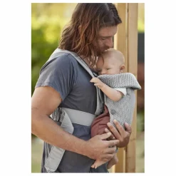 Porte-bébe Mini en mesh | Gris clair