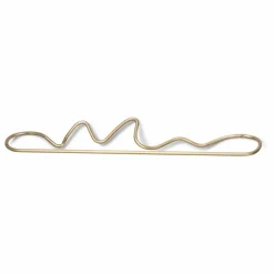 Porte-serviette Curvature | Laiton