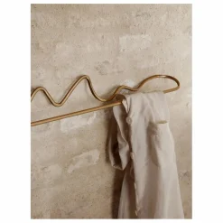 Porte-serviette Curvature | Laiton