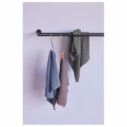 Porte-serviette en métal | Noir