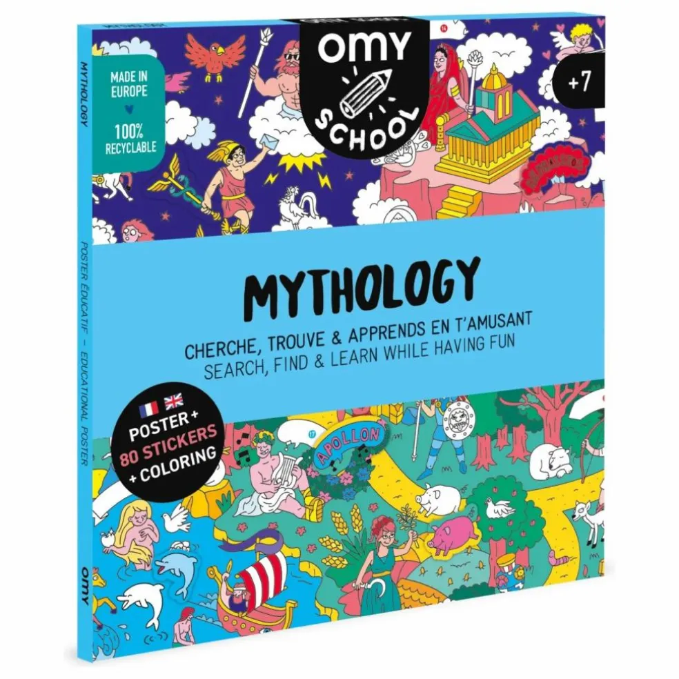 Poster avec stickers Mythology