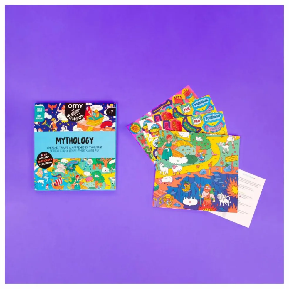 Poster avec stickers Mythology