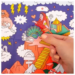 Poster avec stickers Mythology
