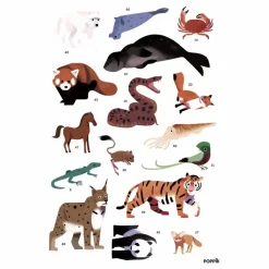 Poster sticker Animaux