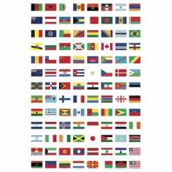 Poster sticker Drapeaux