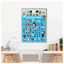 Poster sticker Personnages célèbres