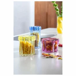 Pot en verre Astral | Jaune