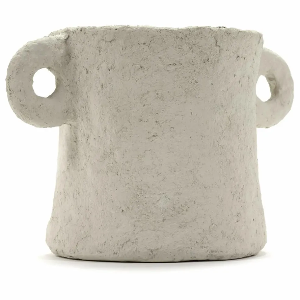 Pot Marie en papier maché | Beige