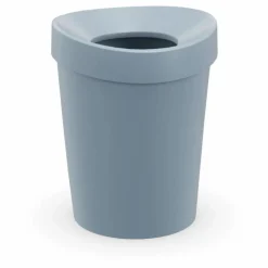 Poubelle de bureau Happy en matière recyclé | Bleu ciel