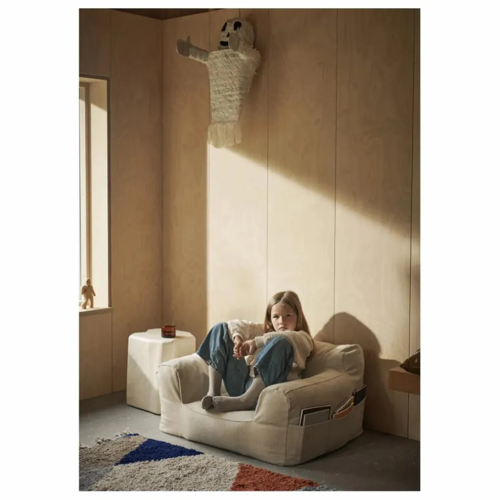 Pouf Billow | Blanc cassé